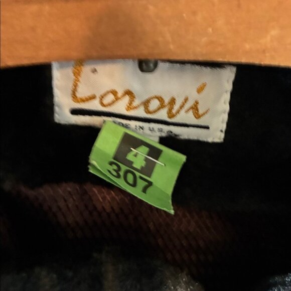 Lorovi sz 12 Vintage faux fur Leopard Print Coat euc - Picture 7 of 12